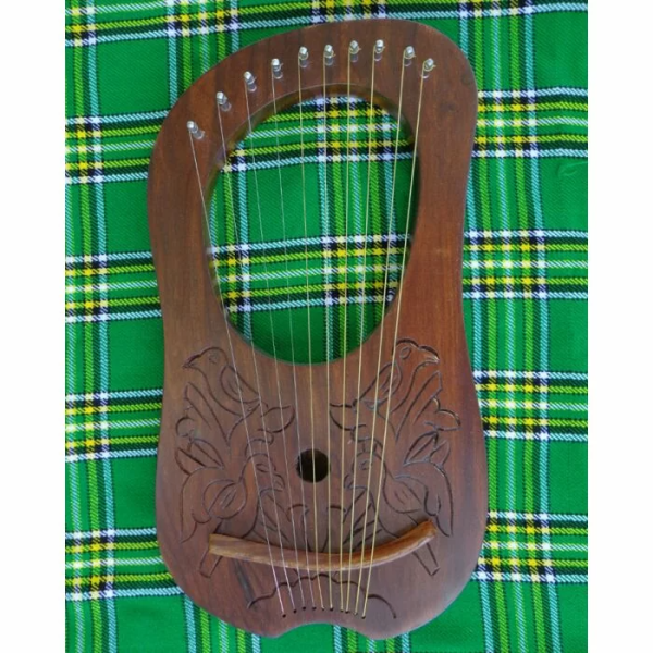 Rosewood Lyre Harp-Traditional